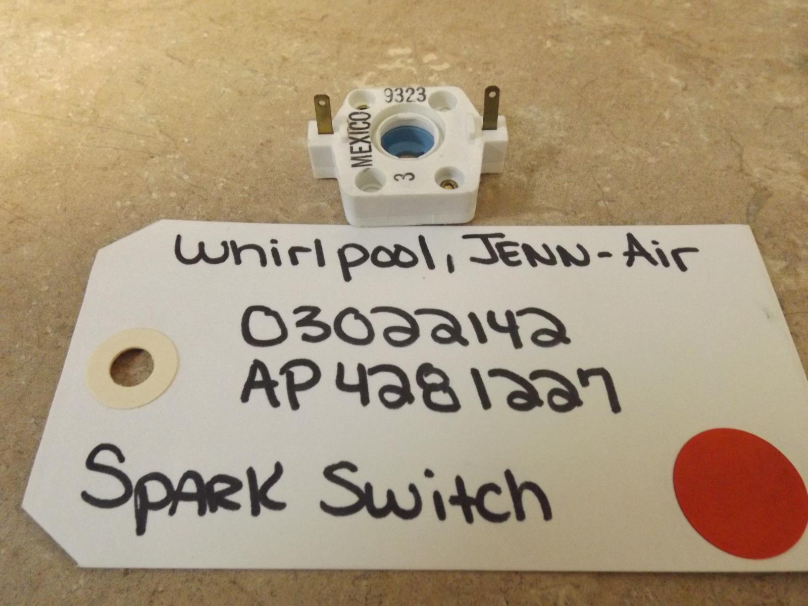 WHIRLPOOL STOVE 03022142 SPARK SWITCH (NEW) WHIRLPOOL STOVE 03022142 SPARK SWITCH (NEW)